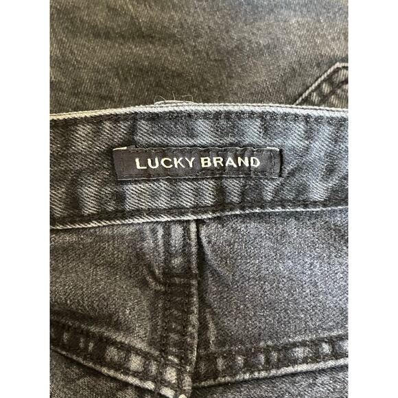 Lucky Brand Boyfriend Shorts Women 4/27 Black - Picture 4 of 7